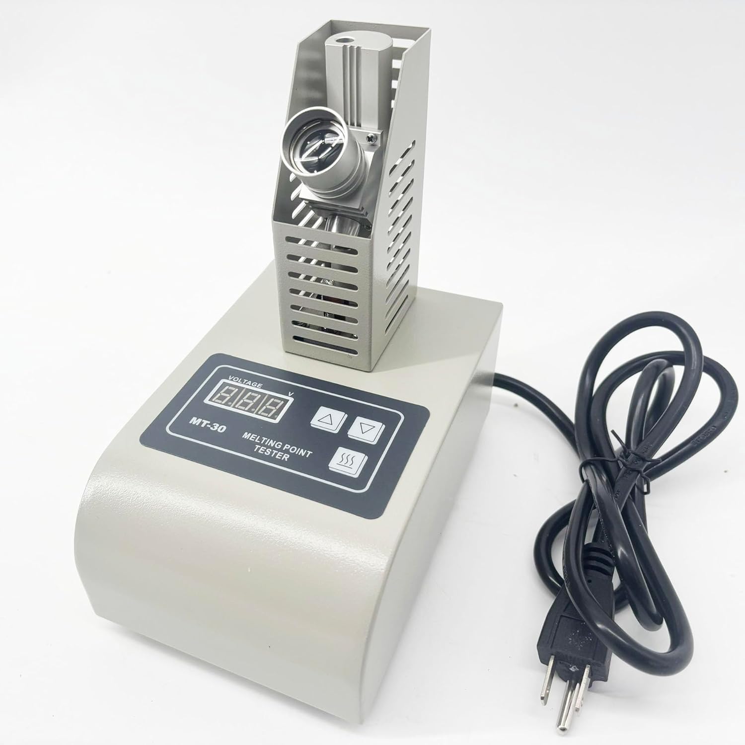 Melting Point Apparatus Melting Point Tester Melting Point Instrument with Test Range 50-300°C Accuracy ±1.0℃ for Melting Point of Drugs Reagents Fragrances and Other Organic Crystalline Substances