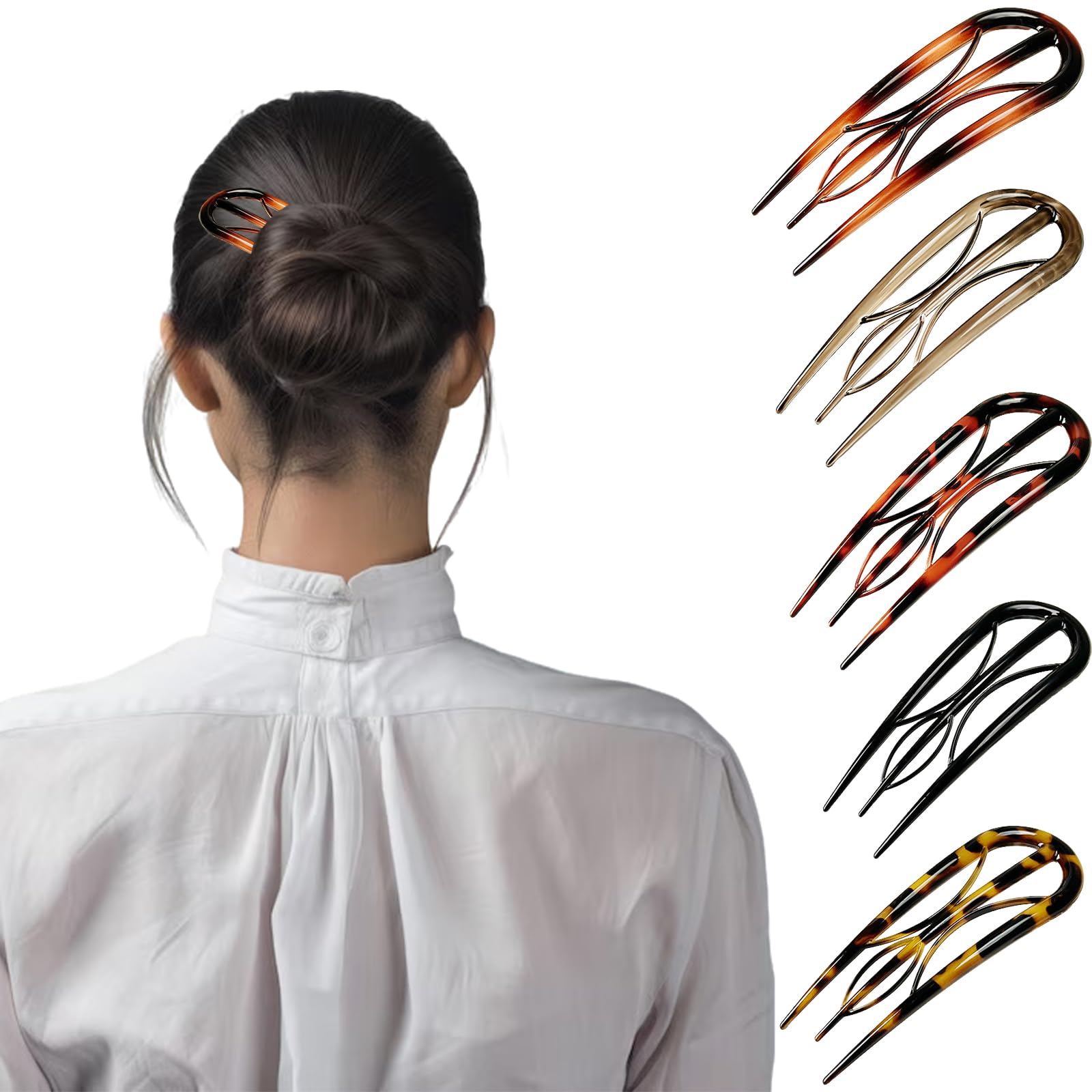 ShiningUU 5 Pcs French Hair Pins