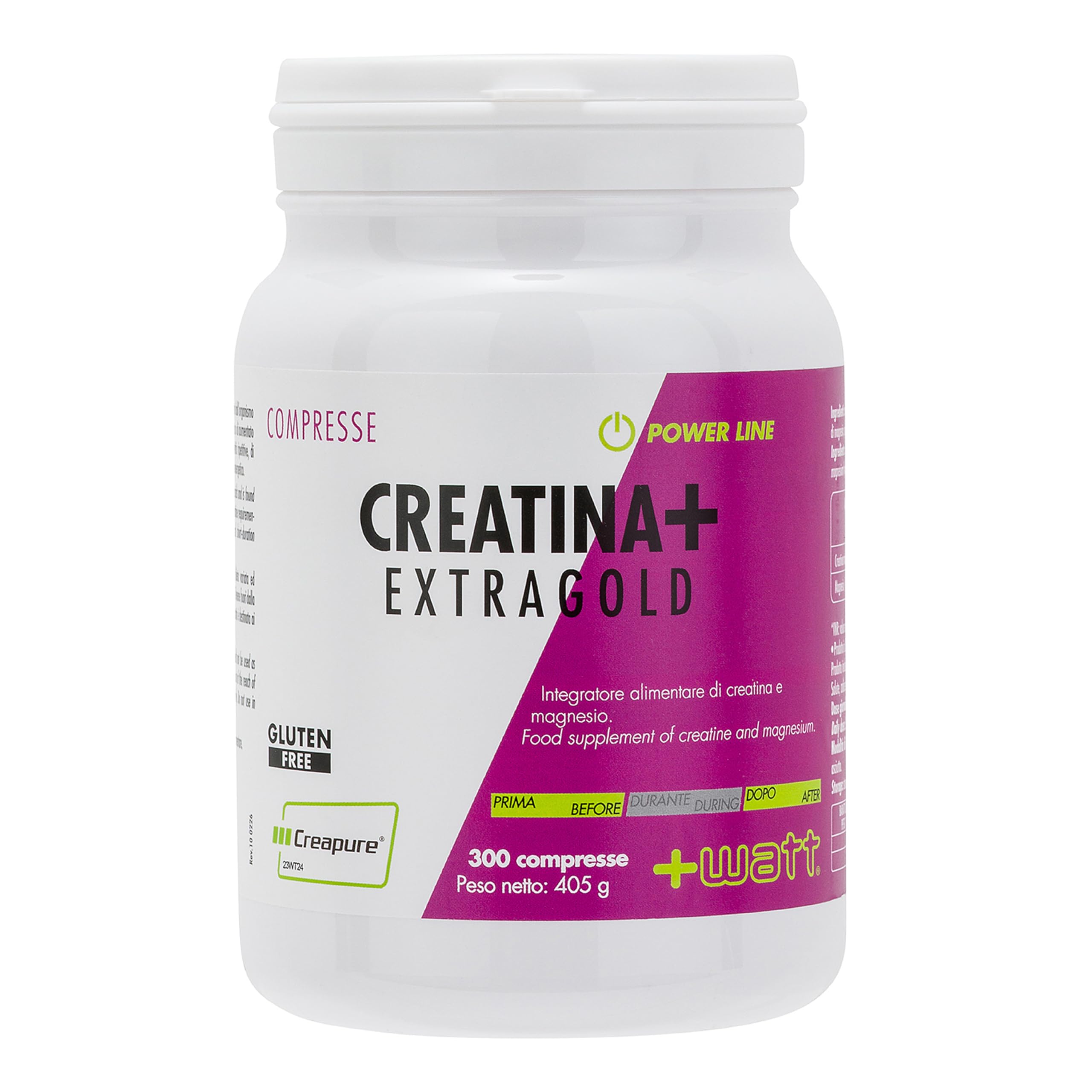 Creatina+ Compresse Extragold - Incrementa le Prestazioni Fisiche Durante lo Sforzo - Gluten Free - 300 cpr
