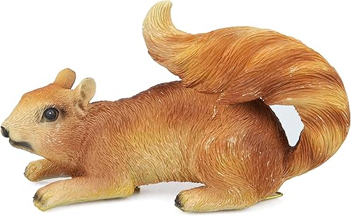 Miniatura 7 de 2 estatuas colgantes de ardilla para decoración de jardín, decoración de árbol colgante al aire libre con tornillos y ganchos, para tronco de árbol,