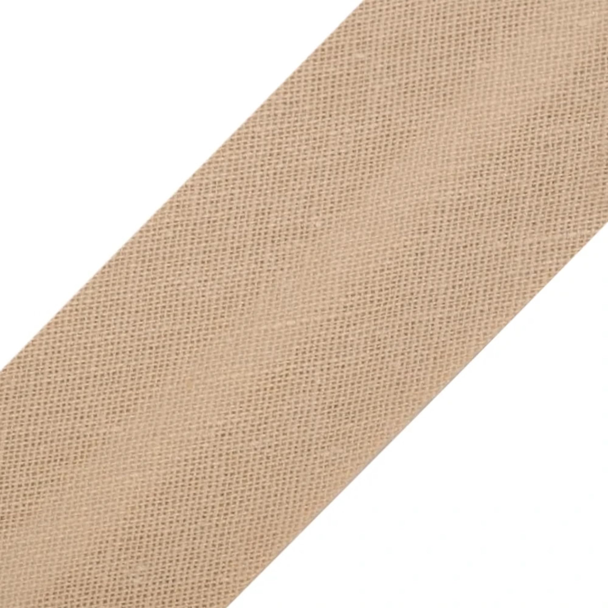 Biais de couture coton beige 20 mm pour réparer et border facilement les tissus