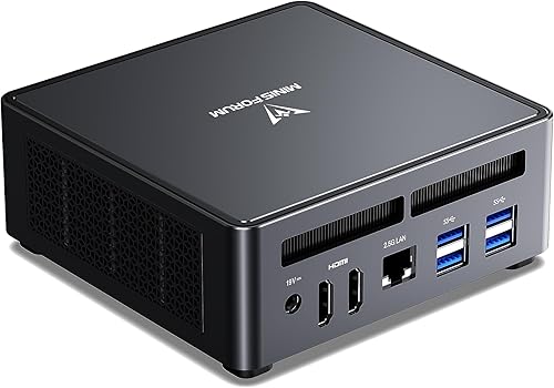 MINISFORUM Venus UM790 Pro Mini PC AMD Ryzen 9 7940HS hasta 5.2 GHz, Barebone con AMD Radeon 780M, 4X USB3.2, 2X USB4, 2xHDMI 2.1, 2X PCIe4.0, Wi-Fi