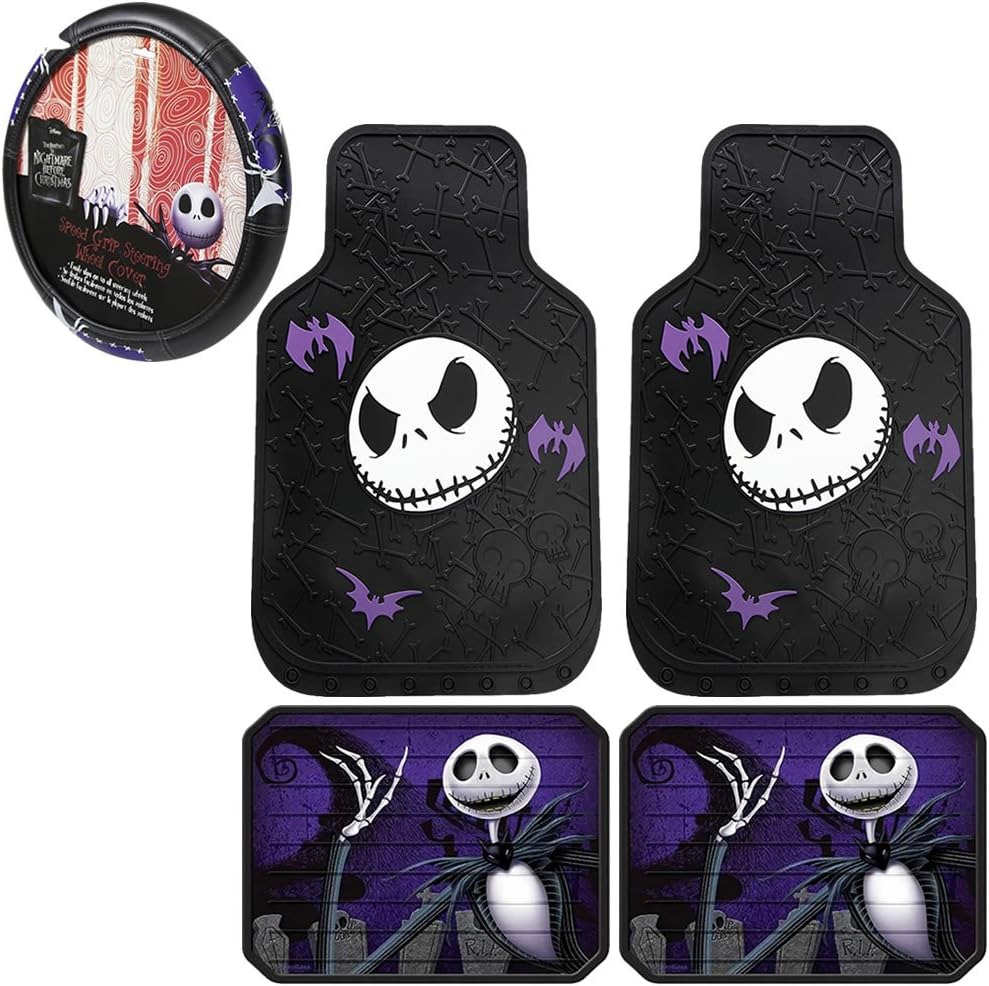 Nightmare Before Christmas NBC Jack Skellington Floor Mats