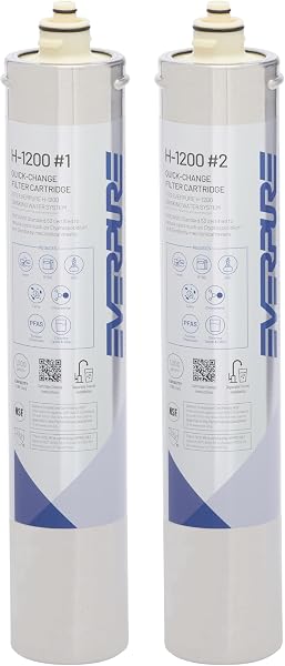 Pentair Everpure H-1200 Quick-Change Filter Cartridge Set, EV928201