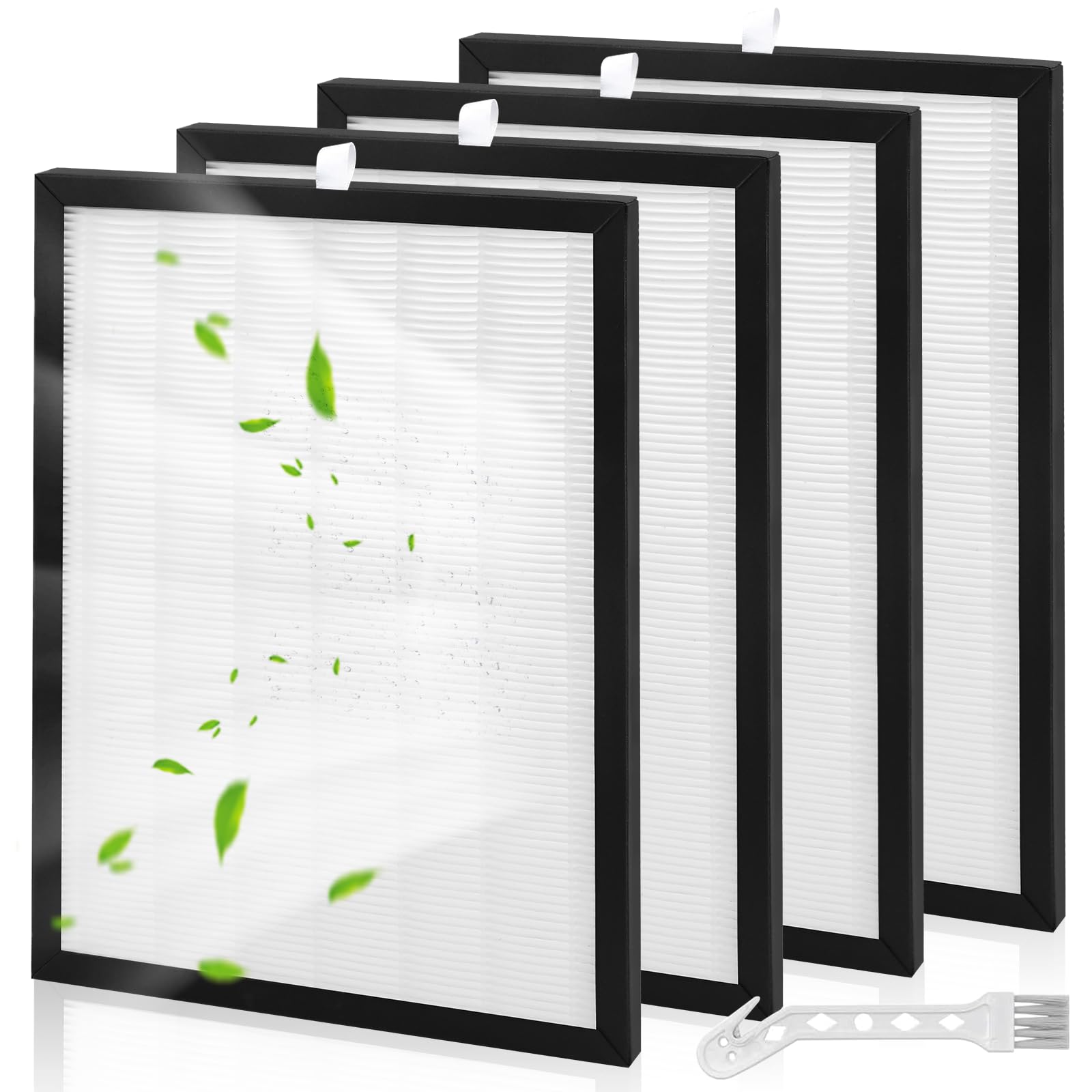 4 filtri HEPA compatibili con deumidificatore e purificatore d'aria Meaco 20L 20LE a bassa energia, 26 x 19 x 1 cm, filtri HEPA di qualità dell'aria migliorata, filtro di ricambio HEPA per portare una