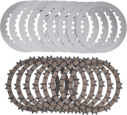 Disco de fricción de embrague de acero a base de papel de motocicleta compatible con FE 501 Engine 2013 TE 300 USA Chassis 2013 FE501 TE300 (1 kit)