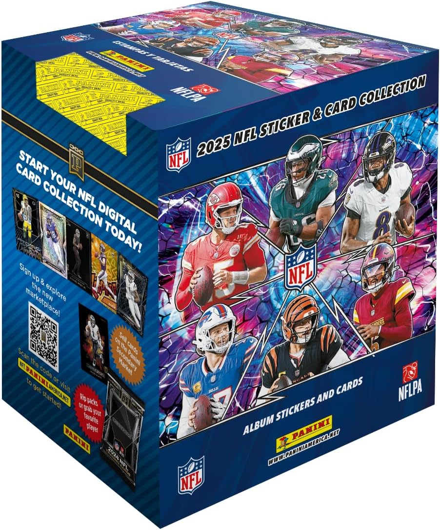 NFL Sticker and Trading Card Collection 2025 - x50 Packs