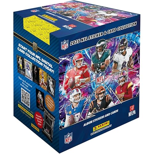 NFL Sticker and Trading Card Collection 2025 - x50 Packs