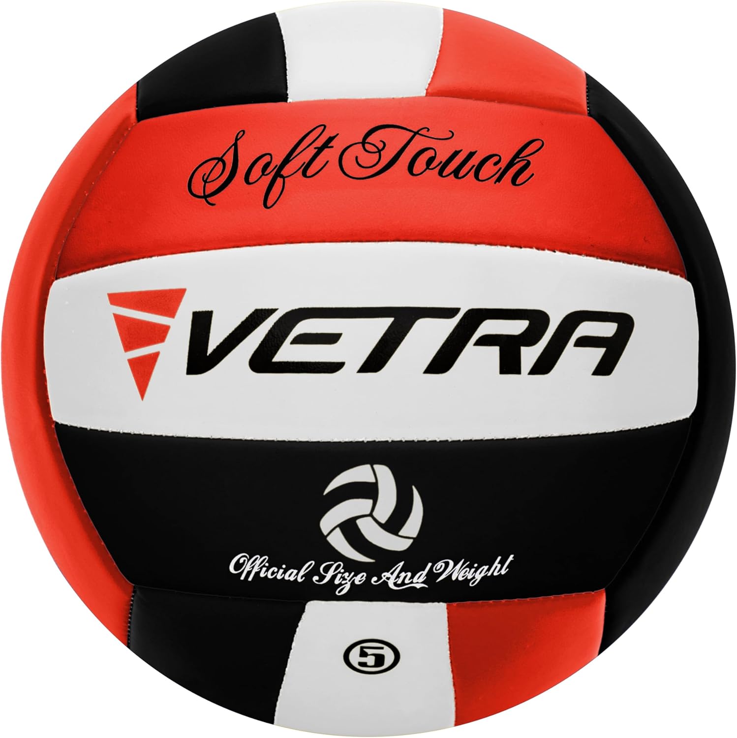 Premium Soft Touch Volleyball - Official Size 5 for IndoorOutdoorGymBeach Games