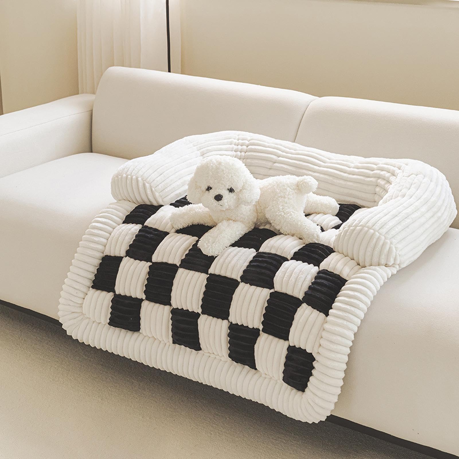 Copertura Per Divano Per Cani Cuscino In Flanella Antiscivolo 70 Cm | Lavabile Copertura Per Divano Per Animali Domestici Per Protezione Mobili Interni Gatto Cucciolo Sonno Rilassamento