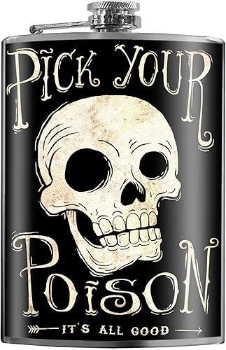 Miniatura 6 de Trixie & Milo - Frasco de acero inoxidable de 8 onzas, viene en una caja de regalo