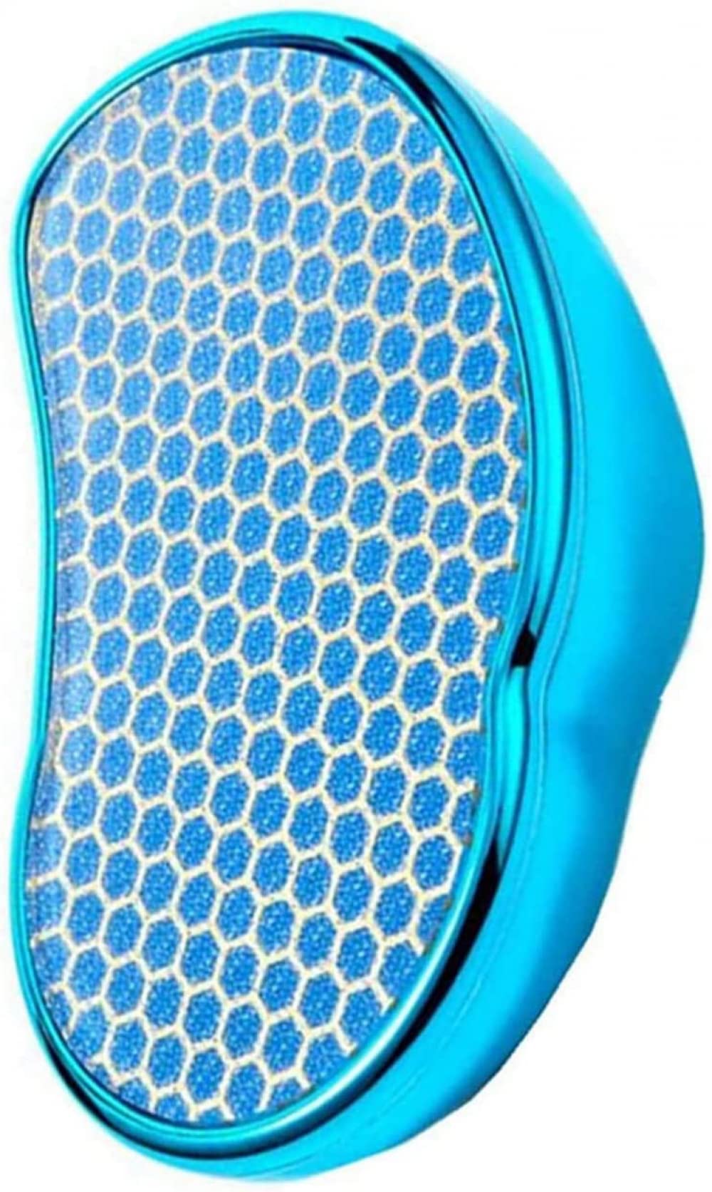 USB-Fußfeile Hornhautentferner für Füße, sanfter Fersenkratzer Glas Fußschrubber Tote Haut Entferner, Pediküre Raspel (blau)