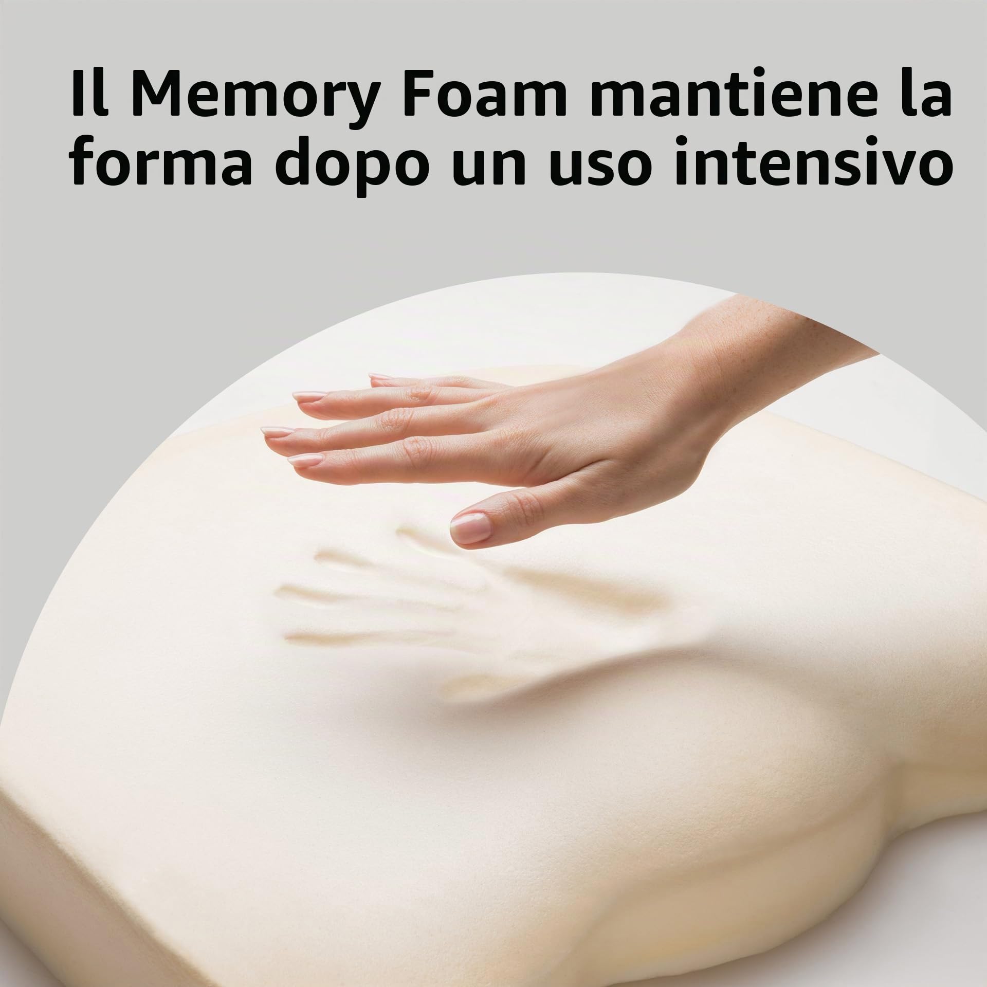 Kensington K55805WW Cuscino per Sedile Ergonomico in Memory Foam, Nero, Sostegno della Schiena, Miglioramento Posturale, Alleviamento della Sciatalgia, Supporto Antiscivolo