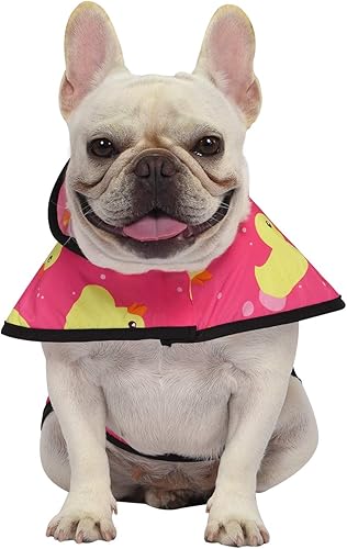 Miniatura 31 de HDE Dog Raincoat Jacket Reflective Adjustable Hooded Pet Poncho Rain Coat with Leash Hole for Small to X-Large Dogs Camo - S