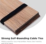 Fastening Cable Management Roll, 45ft x 3/4inch Reusable Fastening Tape, Double-Sided Hook-and-Loop Cable Management, Self-gripping Reusable Cut to Length Straps