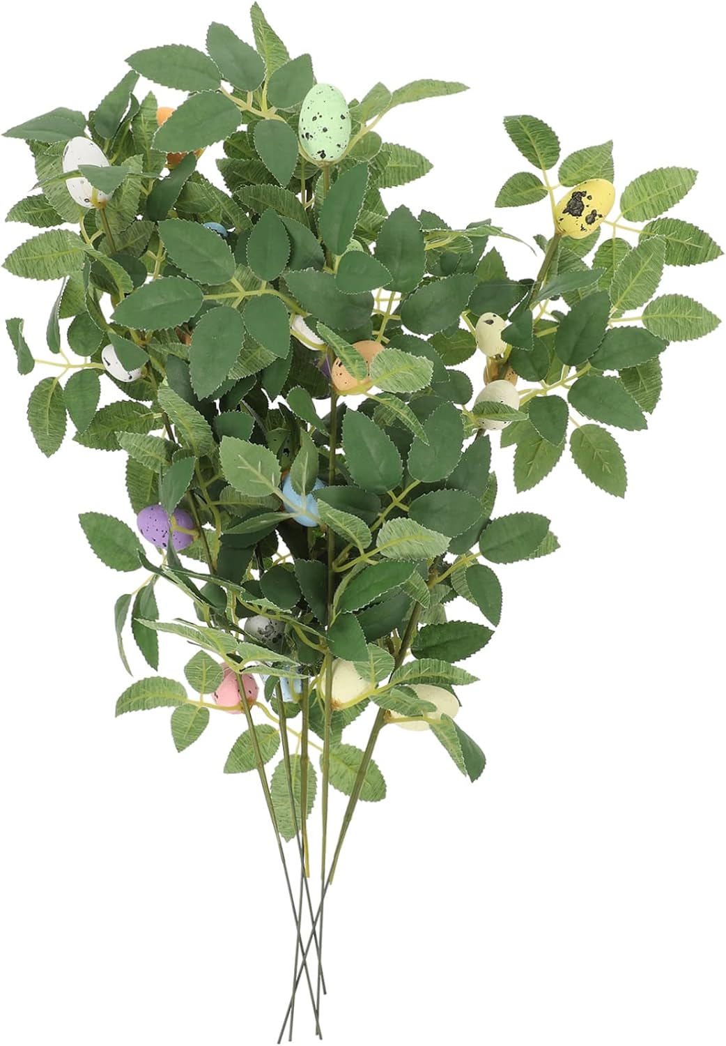 ORFOFE 5pcs Easter Flower Picks Artificial Branches for Floral Arrangements Home Decor and Spring Festivities