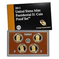 Vista 1 de 2011 S Juego de Moneda de $1 de la Casa de la Moneda Presidencial de EE. UU. a Prueba de la Casa de la Moneda de EE. UU. OGP $1 Prueba de la Casa