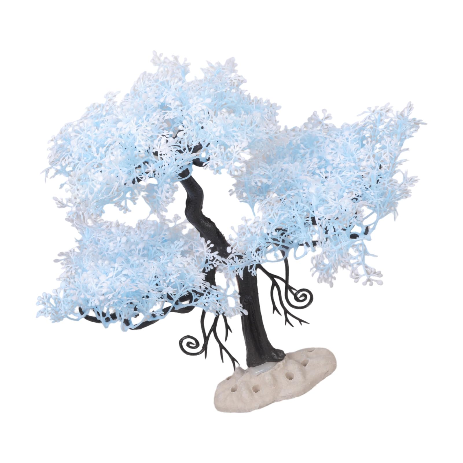 AJTUTUS Water Plant Aquarium Accessory Life Like Pine Tree Figure Underwater Scene Landscape for Home Fishtanks Decors Aquarium Ornaments Fish Decorations Decor Aquascaping Ornaments Betta Fish Cave