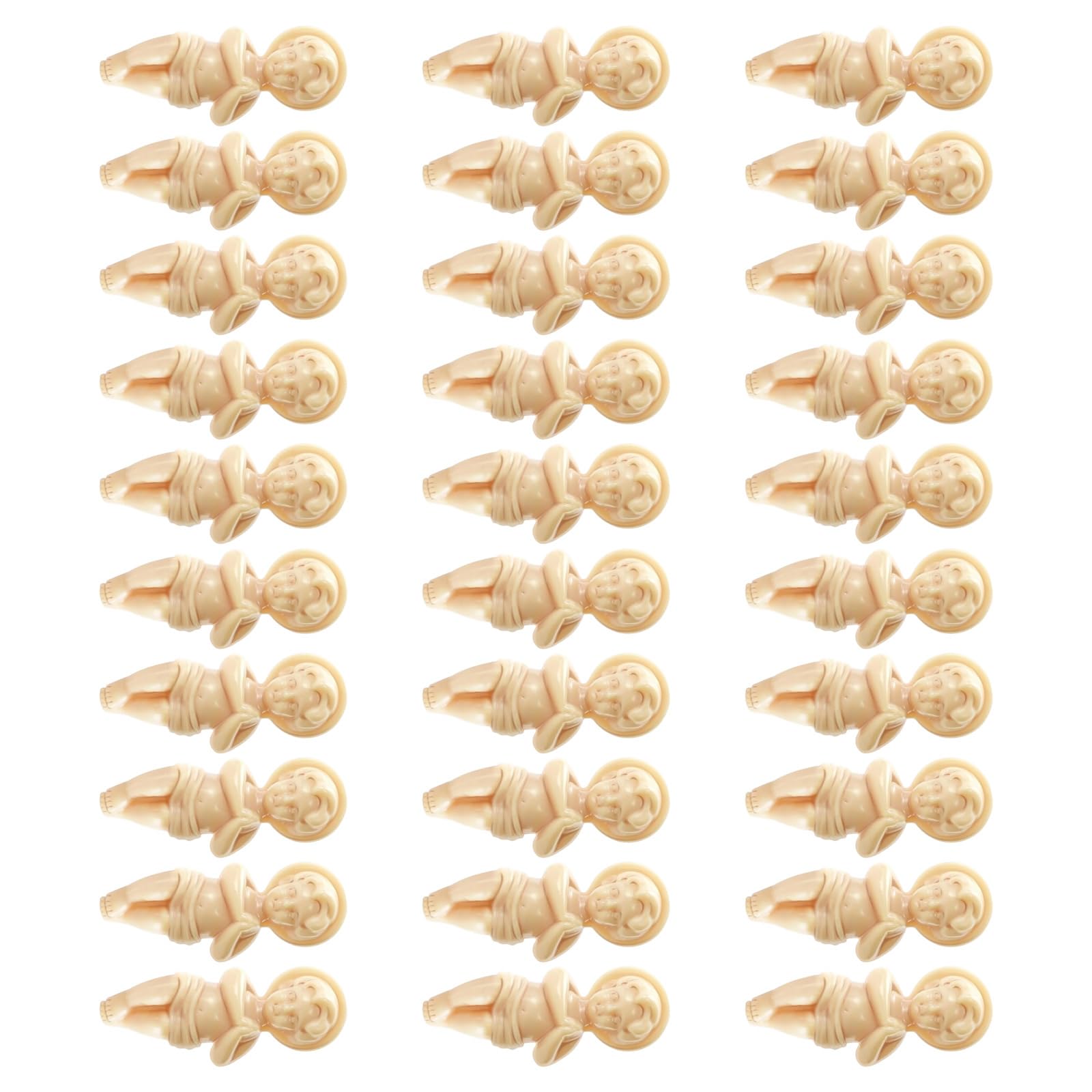 hogtnd 30 Small Plastic Baby Statues Baubles, Miniature Baby Figures for Home Decoration, Religious Theme, Festival, Celebration, Miniature Statue, Lightweight Small Figure