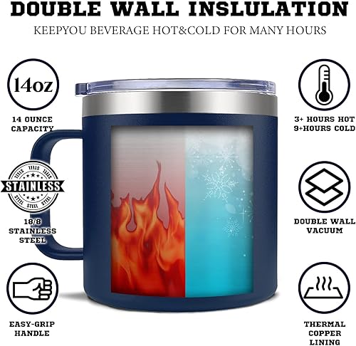 Miniatura 6 de Regalos de cumpleaños para el abuelo de parte de la nieta, Día del Padre, regalos de Navidad para el mejor abuelo del mundo, 14 onzas, taza de café