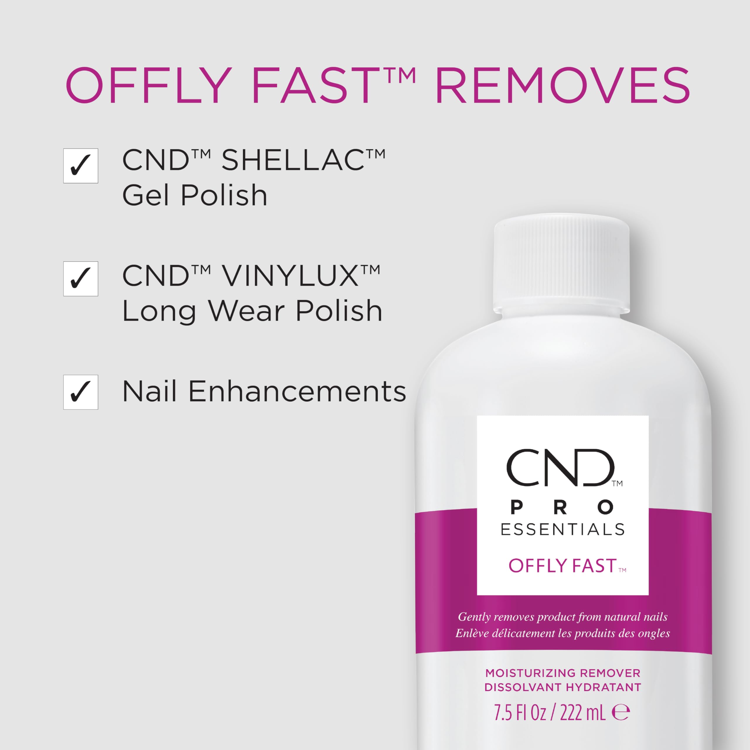 Cnd Zmywacz do Paznokci, Bezbarwny, 59 ml