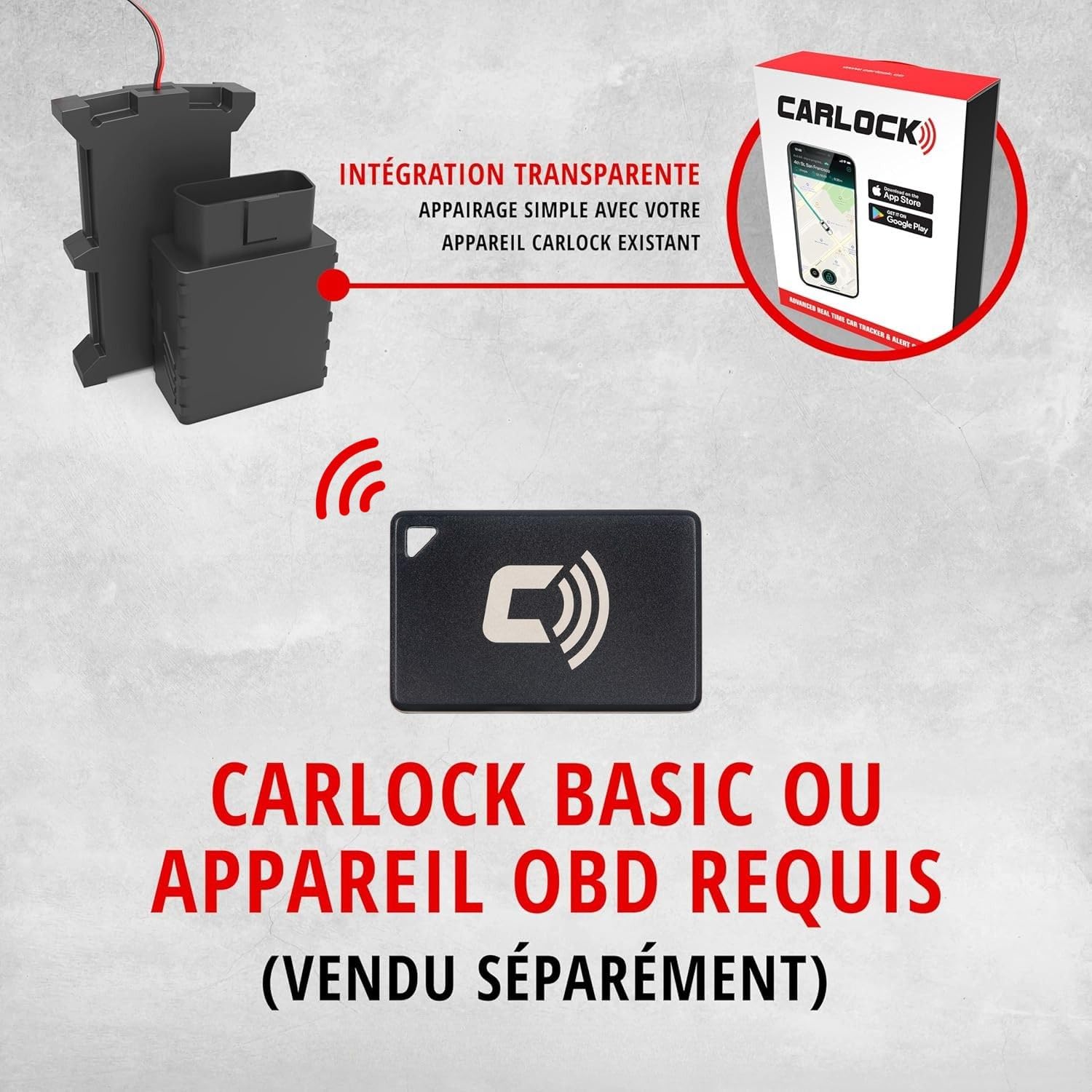 CARLOCK TAG 2.0 - Mise à Niveau Bluetooth. Batterie Longue durée jusqu'à 1 an. Fiabilité Accrue, Moins de Fausses alertes. Alertes de sécurité automatiques basées sur la proximité. (Pas Autonome)