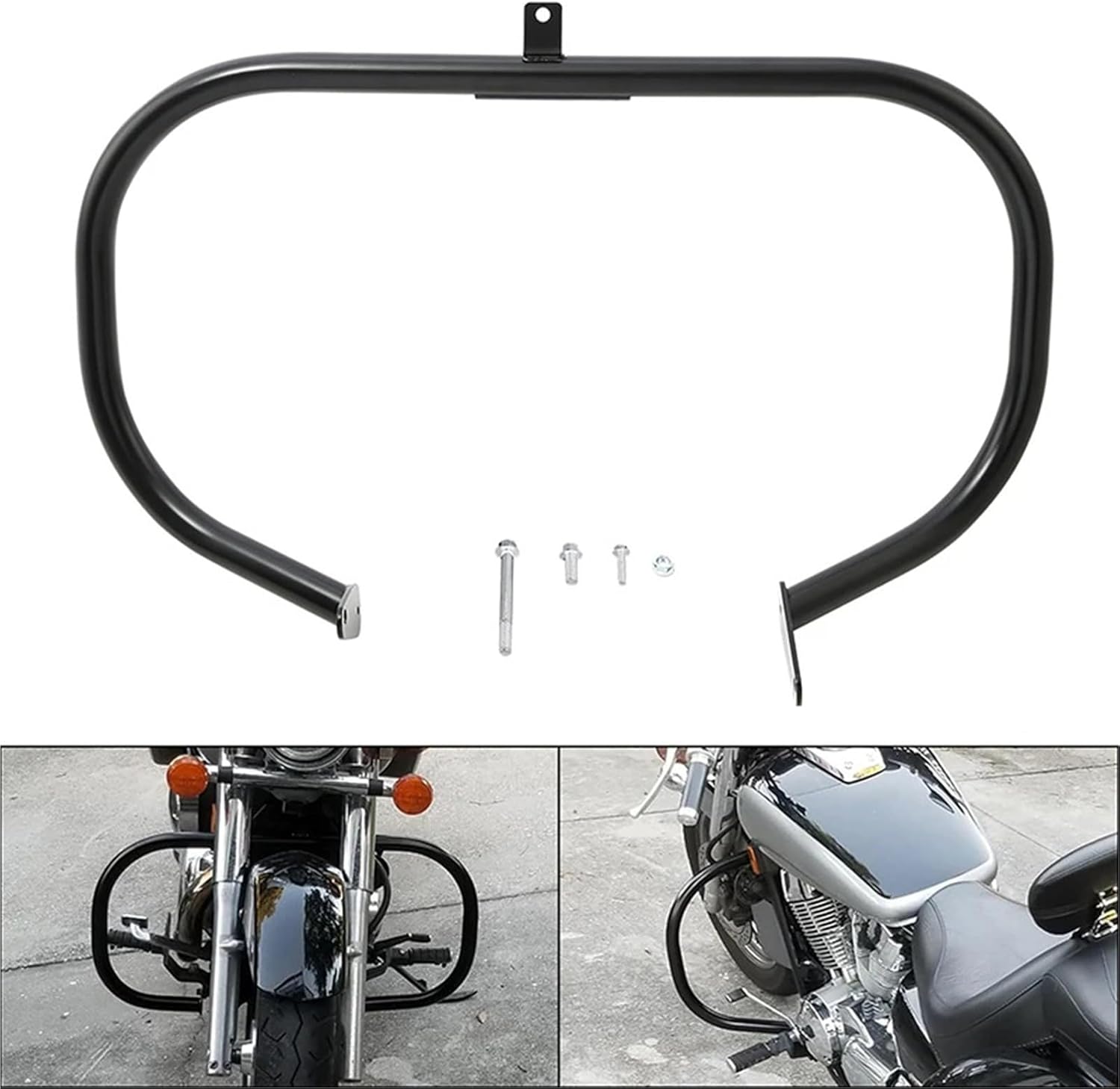 Motorcycle 1 1/4" Highway Engine Guard Crash Bar for Honda VT750 Shadow AERO 2004-2024 Spirit C2 Shaft Drive 2007-2014 2013 2012(Chrome)