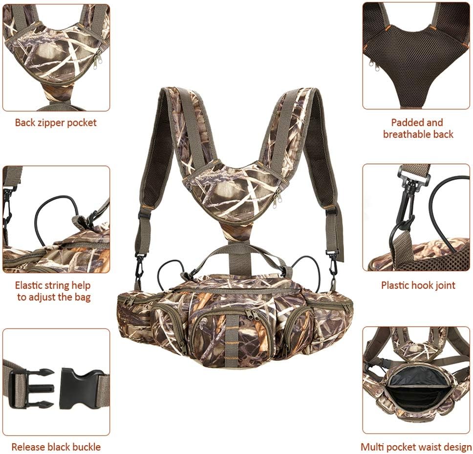 Multifunctional Camping Bags Climbing Camouflage Bag for Outdoor Hiking Fishing Camping Sports Hunting Fanny Pack