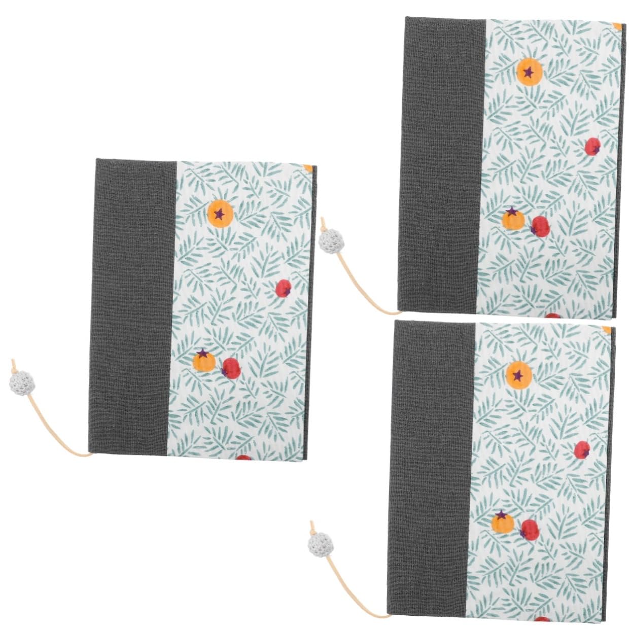 3 Pezzi Copertina Di Libro In Tessuto Decorazione Ornamentale Di Libri Custodia Per Libri Per Gli Amanti Dei Copertina Di Libro Chic Protezione Del Libro Per Studenti