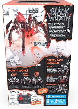 HEXBUG Black Widow, Robotic Toy Spider