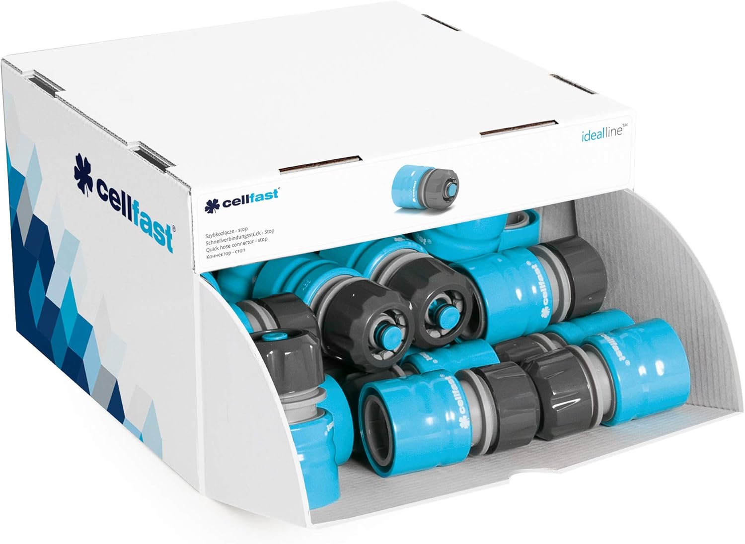 Cellfast Ideal Quick Connector Blue 1/2 Inch