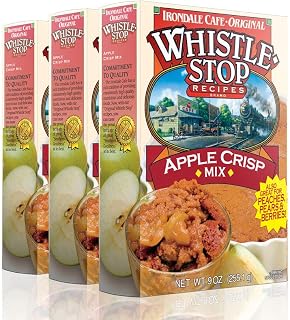 Original WhistleStop Cafe Recipes | Apple Crisp Batter Mix (3 Pack)