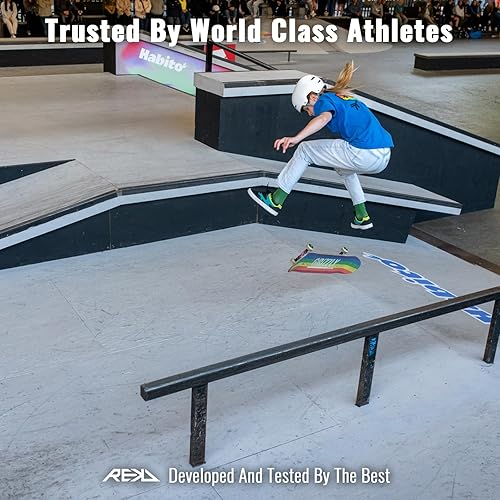 Miniatura 3 de REKD Casco Ultralite  Ligero y protector para deportes de acción  Certificado EN1078 y CPSC  Ajuste personalizable  Logotipos de sello térmico en