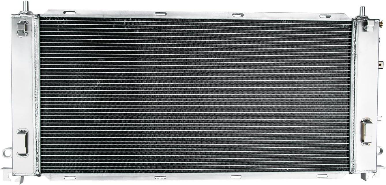34" Core Radiator, 3 Row Core All Aluminum Radiator for 2014-2020 Chevy Silverado 1500 Suburban GMC Yukon Sierra Tahoe Escalade ESV 5.3L 6.0L 6.2L V8 Radiators