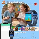 meoonley Kids Watch with 140 Sports Modes, 1.5" Kids Fitness Tracker, Boys Smart Watch, No APP/Phone Required, Sleep Monitor, Heart Rate, Puzzle Games, IP68 Waterproof,Gifts for Girls Teens Aged 3+