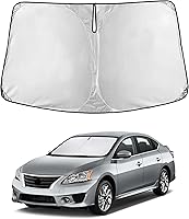 Vista 235 de EcoNour Parasol para Subaru Crosstrek 2013-2015 2016 2017, visera solar para parabrisas delantero y ventana, bloqueador de calor UV y protector