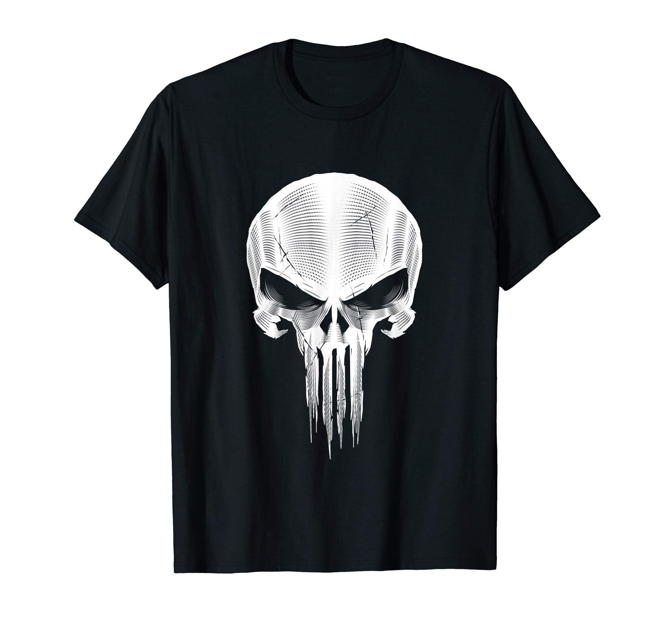 Marvel The Punisher Metallic Skull T-Shirt