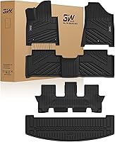 Vista 17 de 3W Alfombrillas para Hyundai Ioniq 5 2022-2024 (solo para consola móvil), revestimiento de suelo de TPE para todo tipo de clima, ajuste