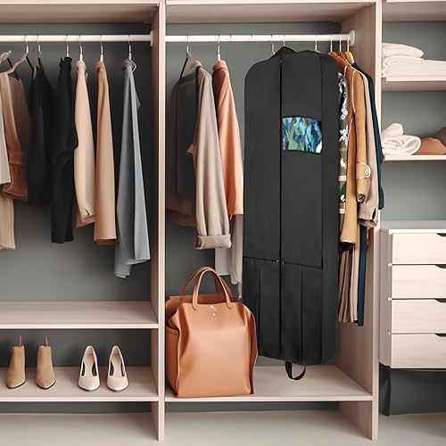 Vista 51 de KEEGH Bolsas de traje de 40 pulgadas para almacenamiento en armario (juego de 10) bolsas de ropa para colgar ropa, bolsas de traje para trajes