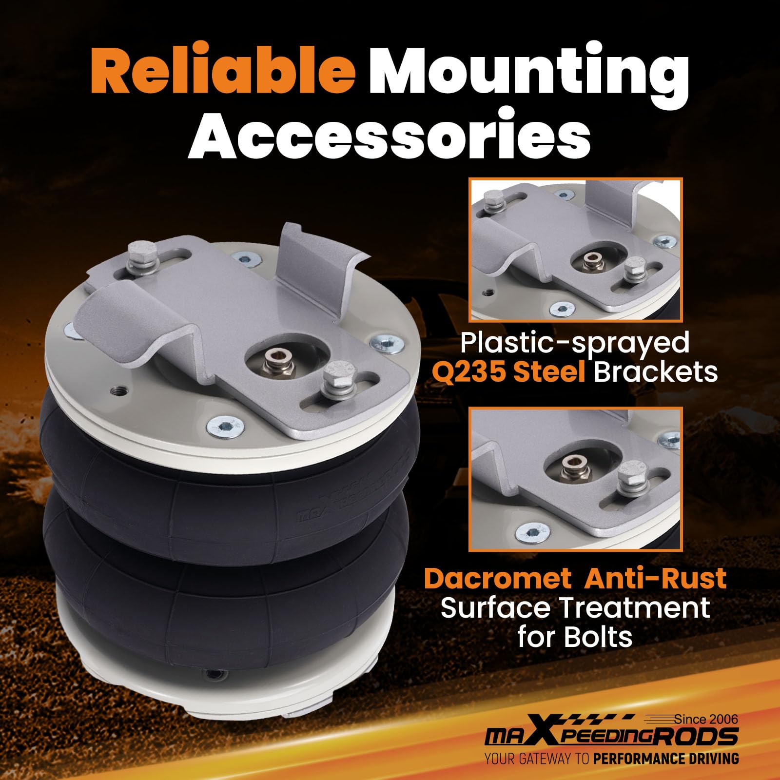 maXpeedingrods Lot de 2 ressorts pneumatiques arrière pour Fiat Ducato, Peugeot Boxer, Citroën 1994-2024
