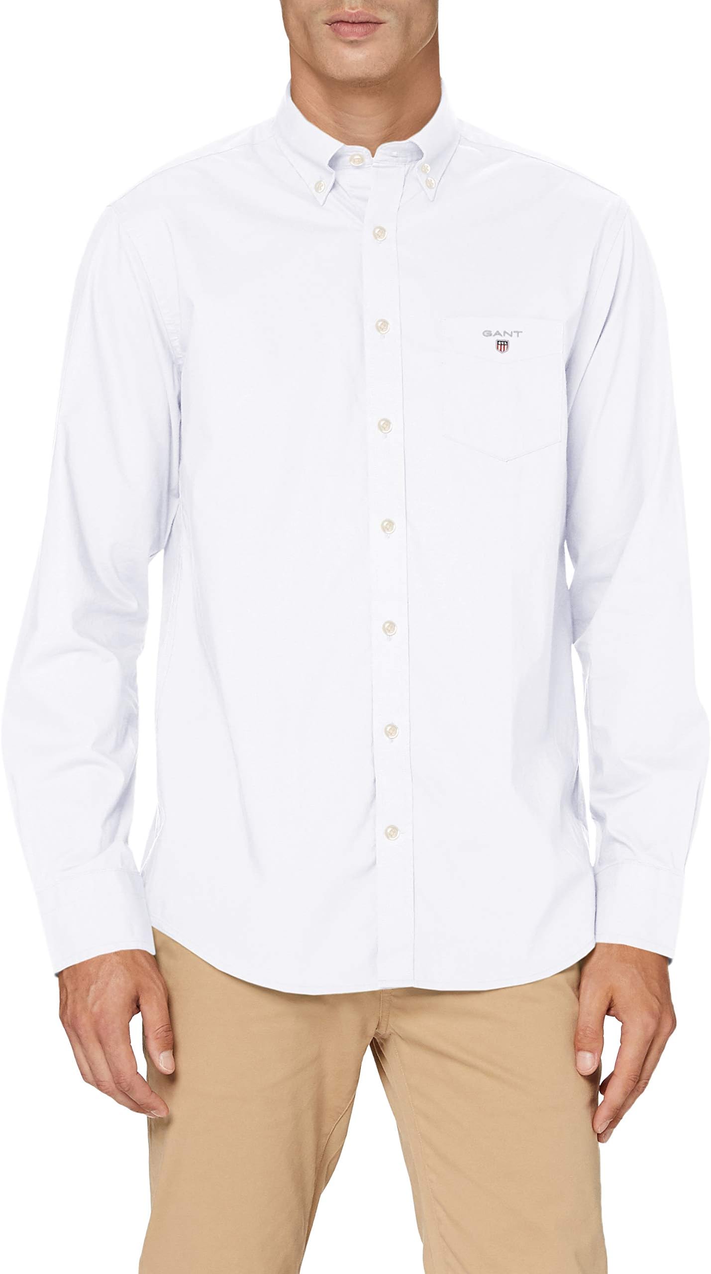 GANTMens Regular Fit Broadcloth SHIRT