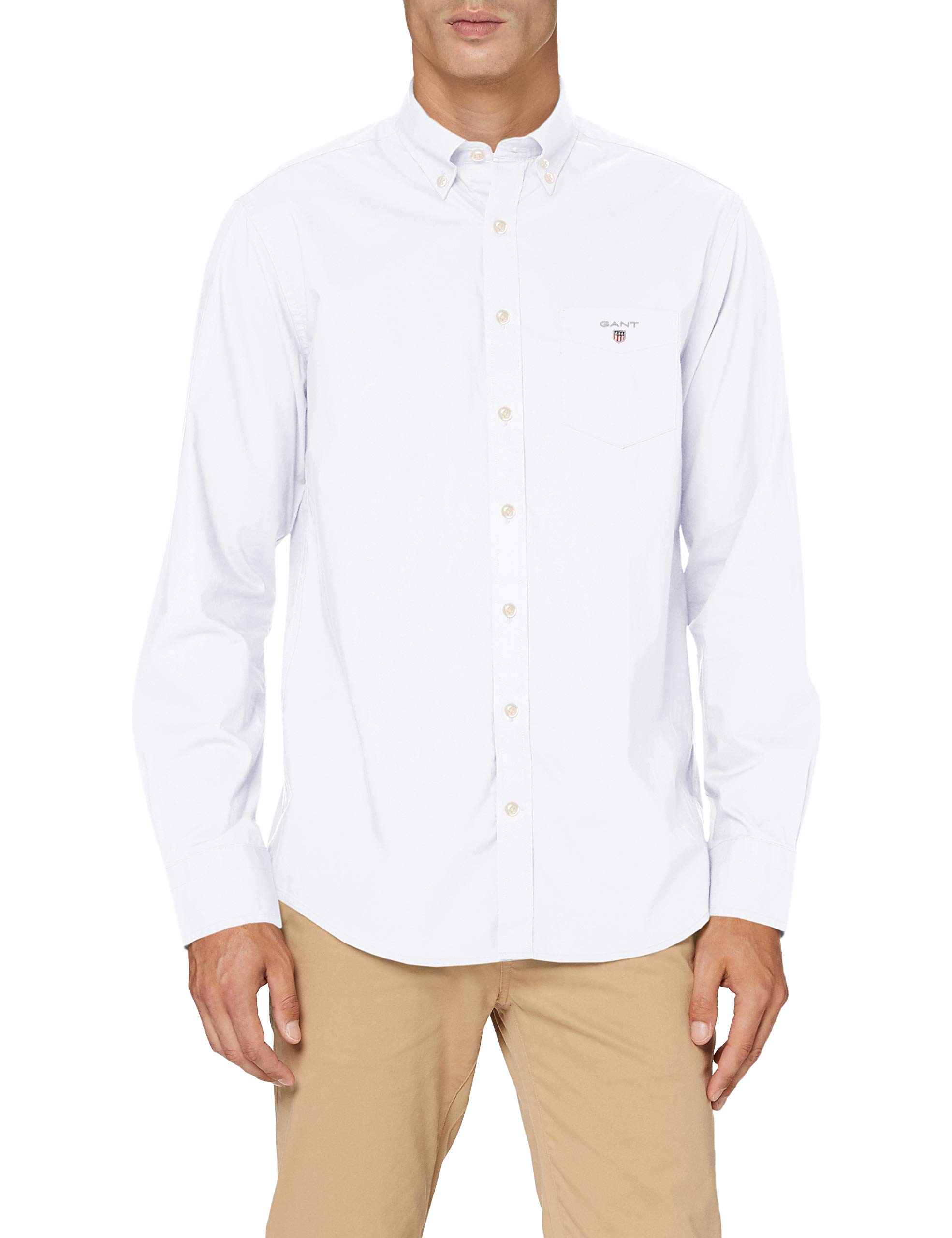 GANTMens Regular Fit Broadcloth SHIRT
