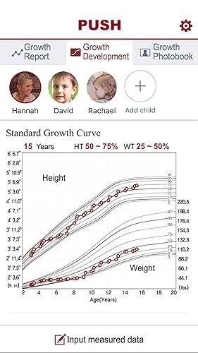 Miniatura 5 de InBody Estadiómetro de ultrasonido portátil de empuje, dispositivo de medición de altura para niños y adultos, medición de altura de pista,