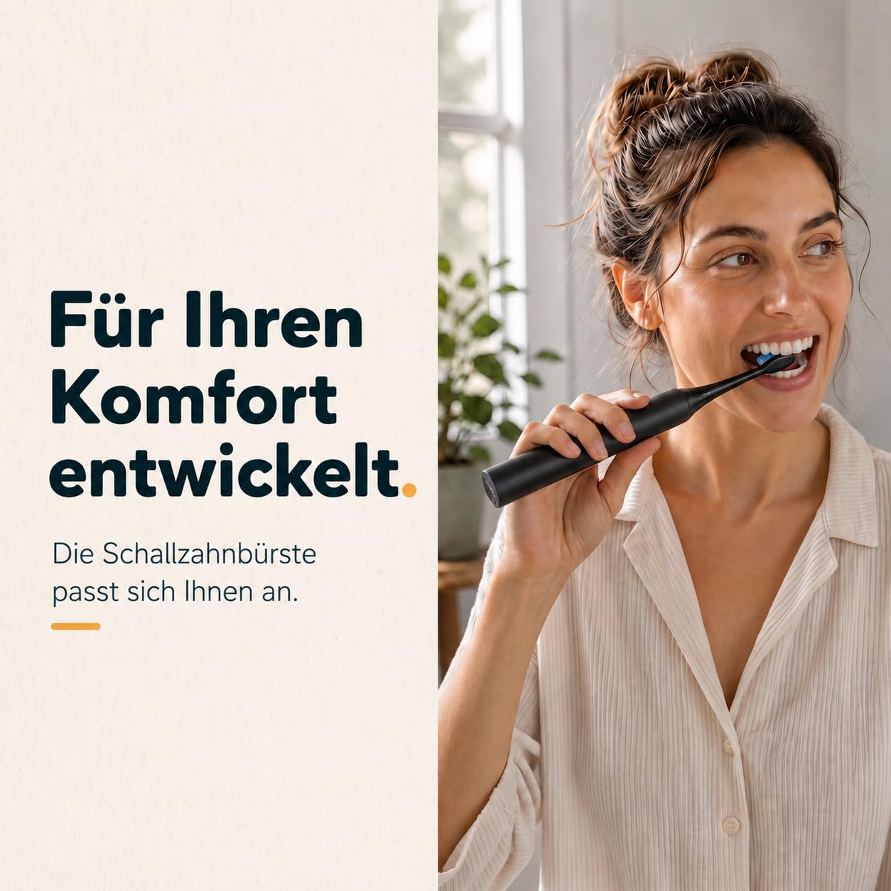 Elektrische Zahnbürste Y-Brush Ultra Premium – Premium-Set | 6 Monate Akku | 2× effizienter | Biotech Dental, führend in Europa | Premium-Set | 6 Modi | Aufhellung