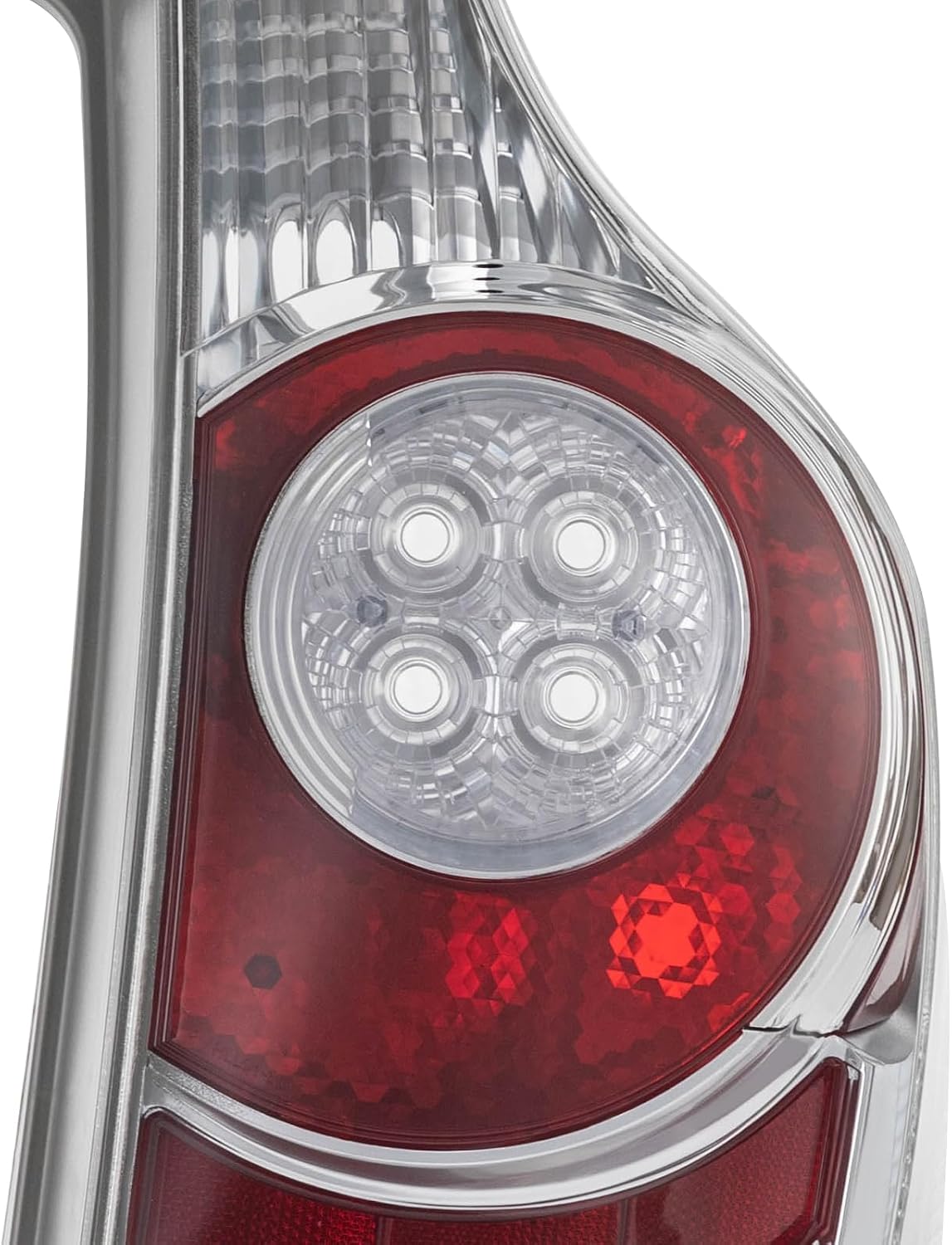 Right Passenger Side Tail Light Assembly for Toyota Prius C 2012 2013 2014, Halogen Rear Lamp Replacement with Clear Lens, OEM 81551-52a90, Parking and Brake Light