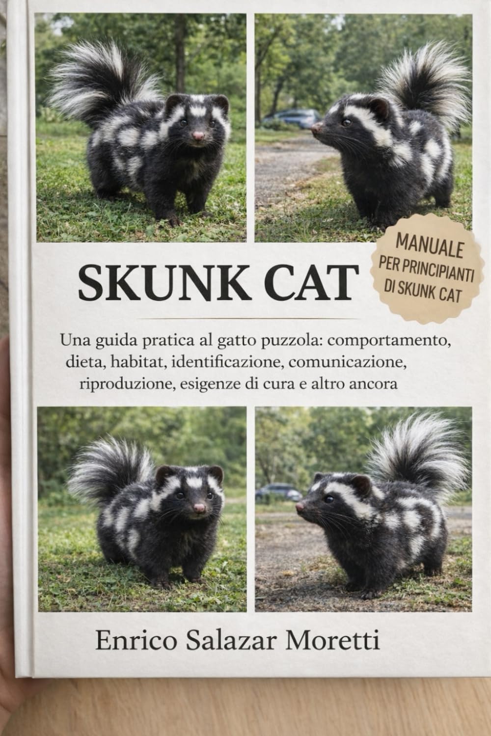 MANUALE PER PRINCIPIANTI DI SKUNK CAT: Una guida pratica al gatto puzzola: comportamento, dieta, habitat, identificazione, comunicazione, riproduzione, esigenze di cura e altro ancora
