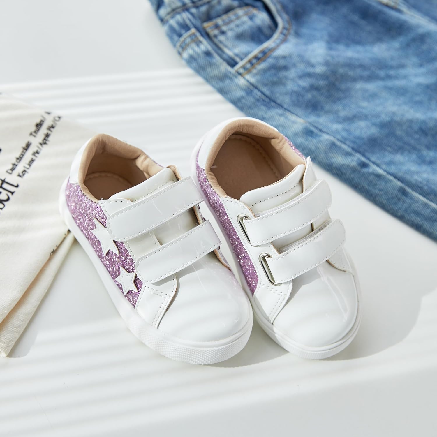 Kiderence Toddler Girls Sneakers Little Girls Running Sports Shoes(Toddler/Little Kids) - Image 6