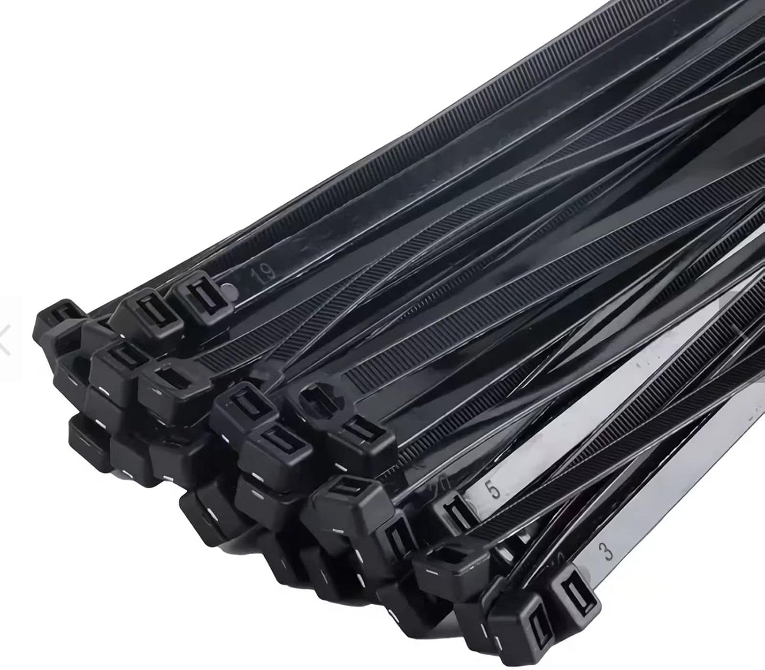 Extra long zip ties 36 inch black Large cable ties heavy duty outdoor use 250 lbs thick Nylon plastic Zipties 20pcs