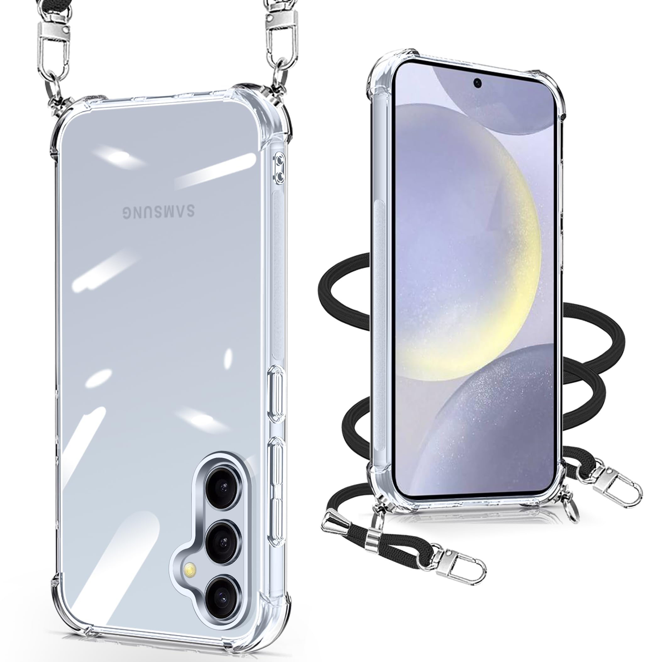 Amazon.co.jp: Galaxy S24/S25 ケース クリア ショルダー SC-51E