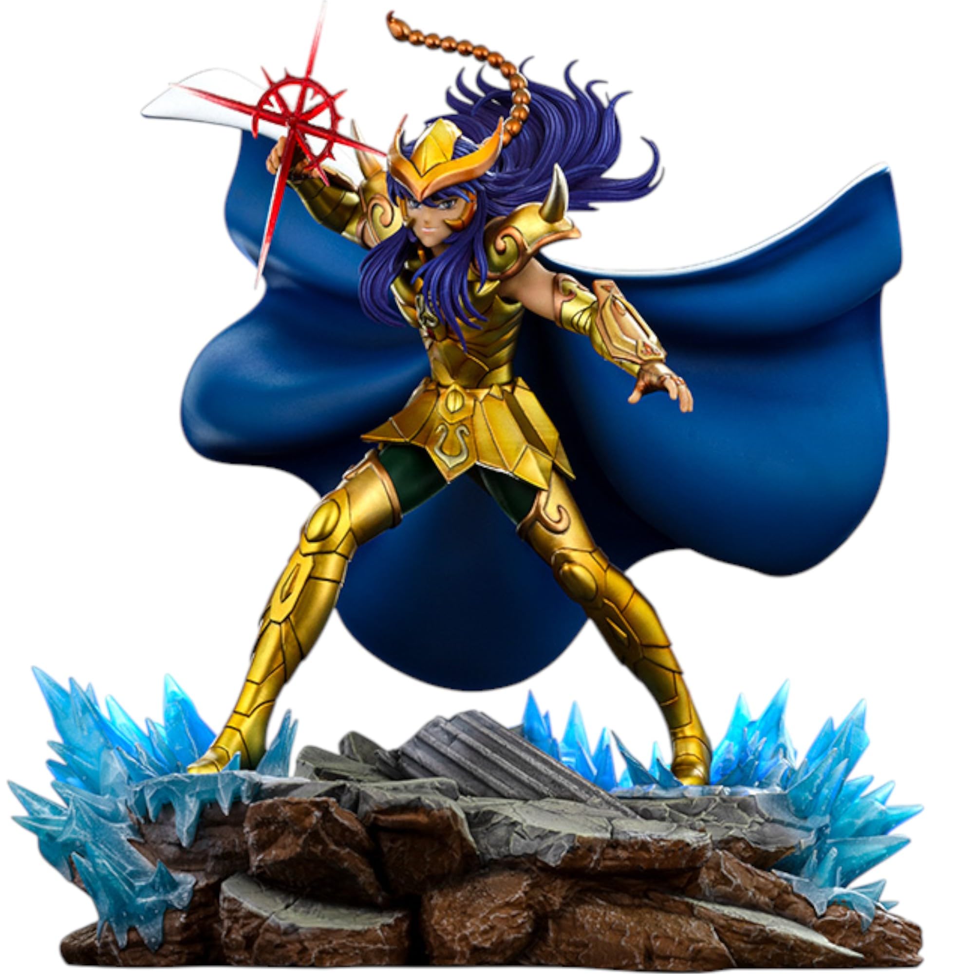 Iron Studios Estatua Art Scale 1/10 Milo De Escorpio – 23.6 Cm – Figura De Resina De Saint Seiya